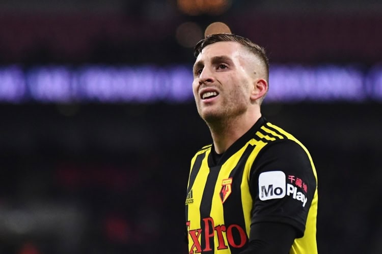 Watford player looking disappointed